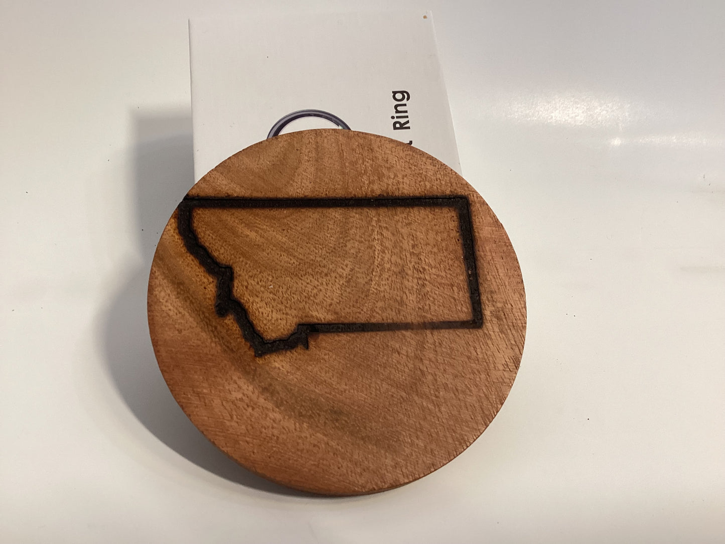 Boulder River 3" Oak Coaster Set of Four