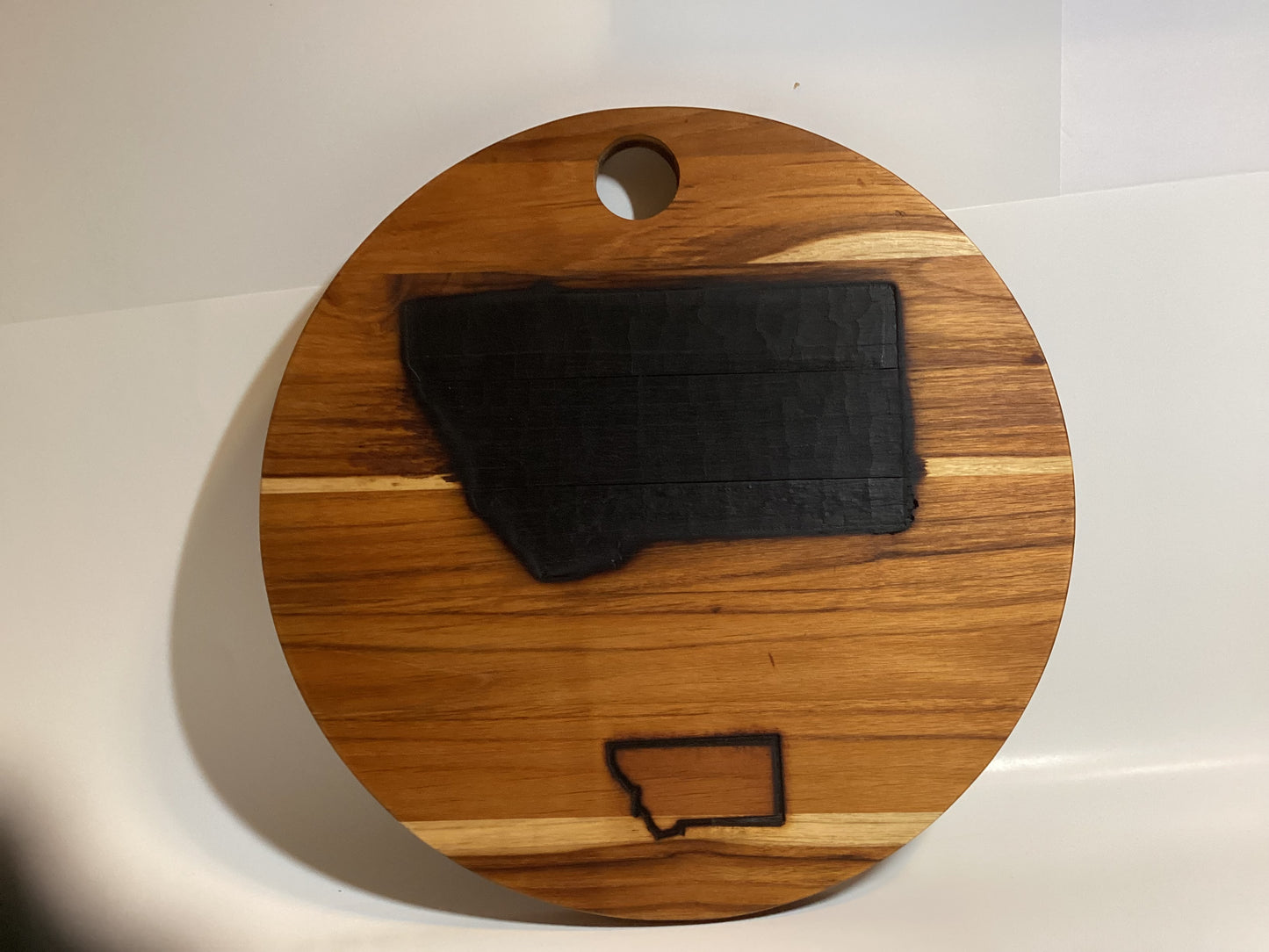 Big Sky Signature 15" Diameter Teak Cutting Board